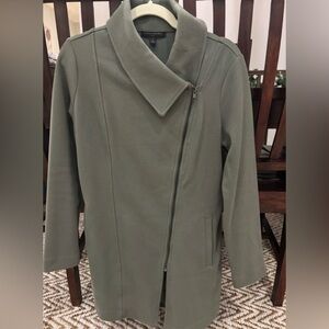Banana Republic Sage Green Trench Coat